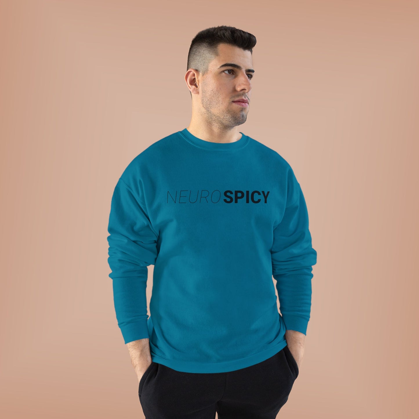 NeuroSpicy Unisex Eco-Friendly Crewneck Sweatshirt - Comfortable & Trendy