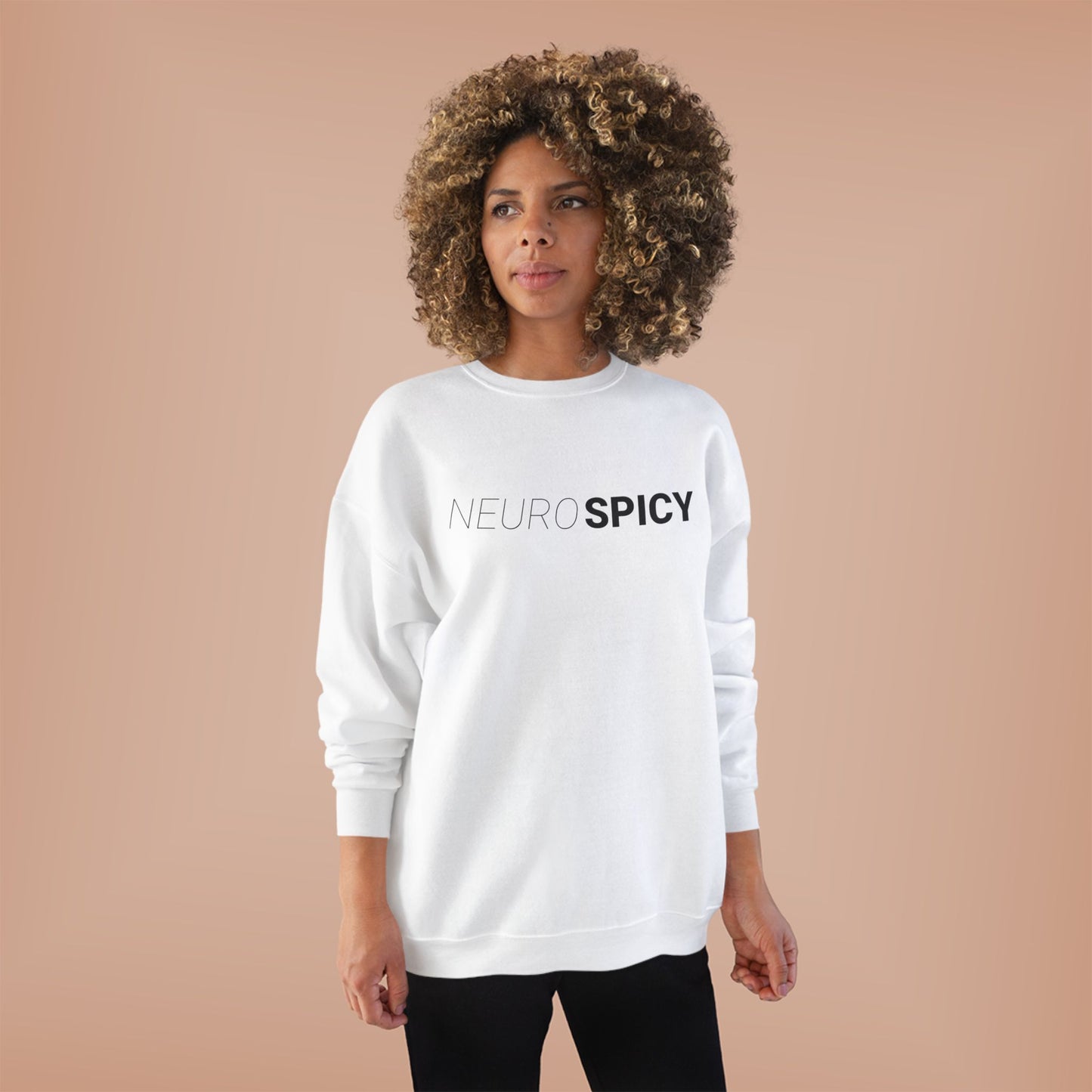 NeuroSpicy Unisex Eco-Friendly Crewneck Sweatshirt - Comfortable & Trendy