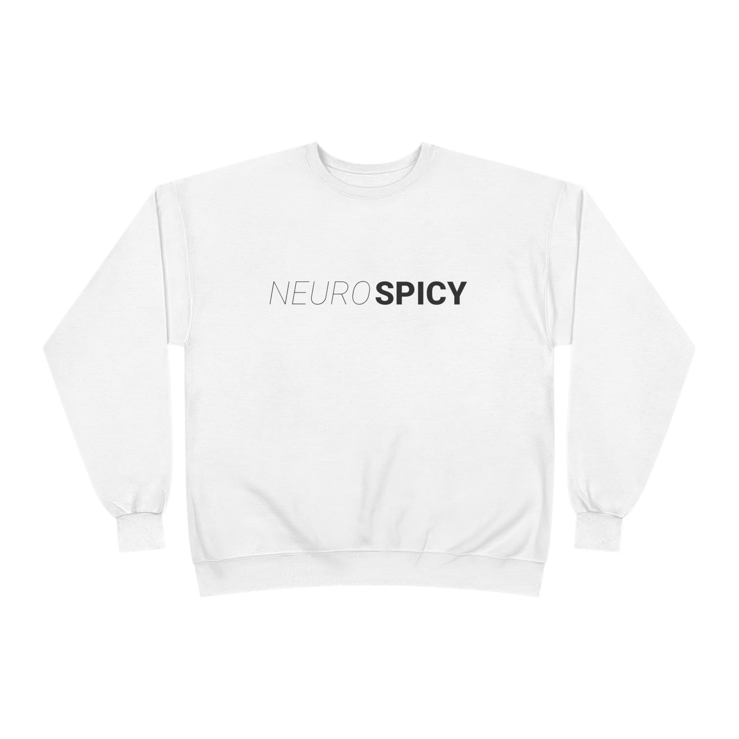 NeuroSpicy Unisex Eco-Friendly Crewneck Sweatshirt - Comfortable & Trendy