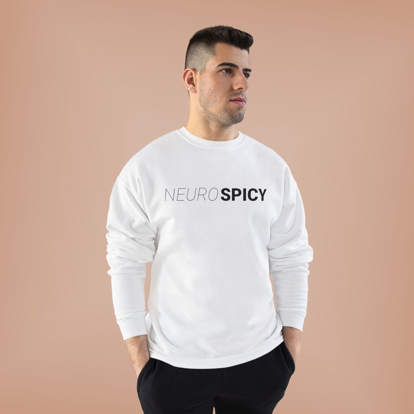 NeuroSpicy Unisex Eco-Friendly Crewneck Sweatshirt - Comfortable & Trendy