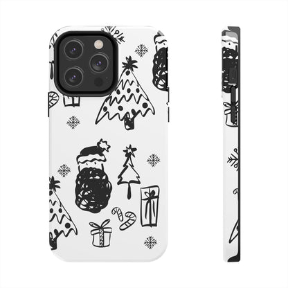 B&W Christmas Phone Case