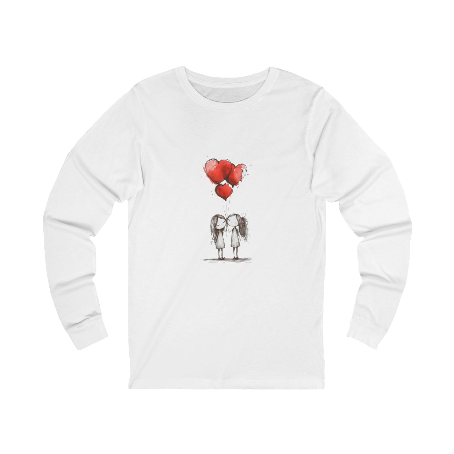 Heartfelt Love Unisex Long Sleeve Tee