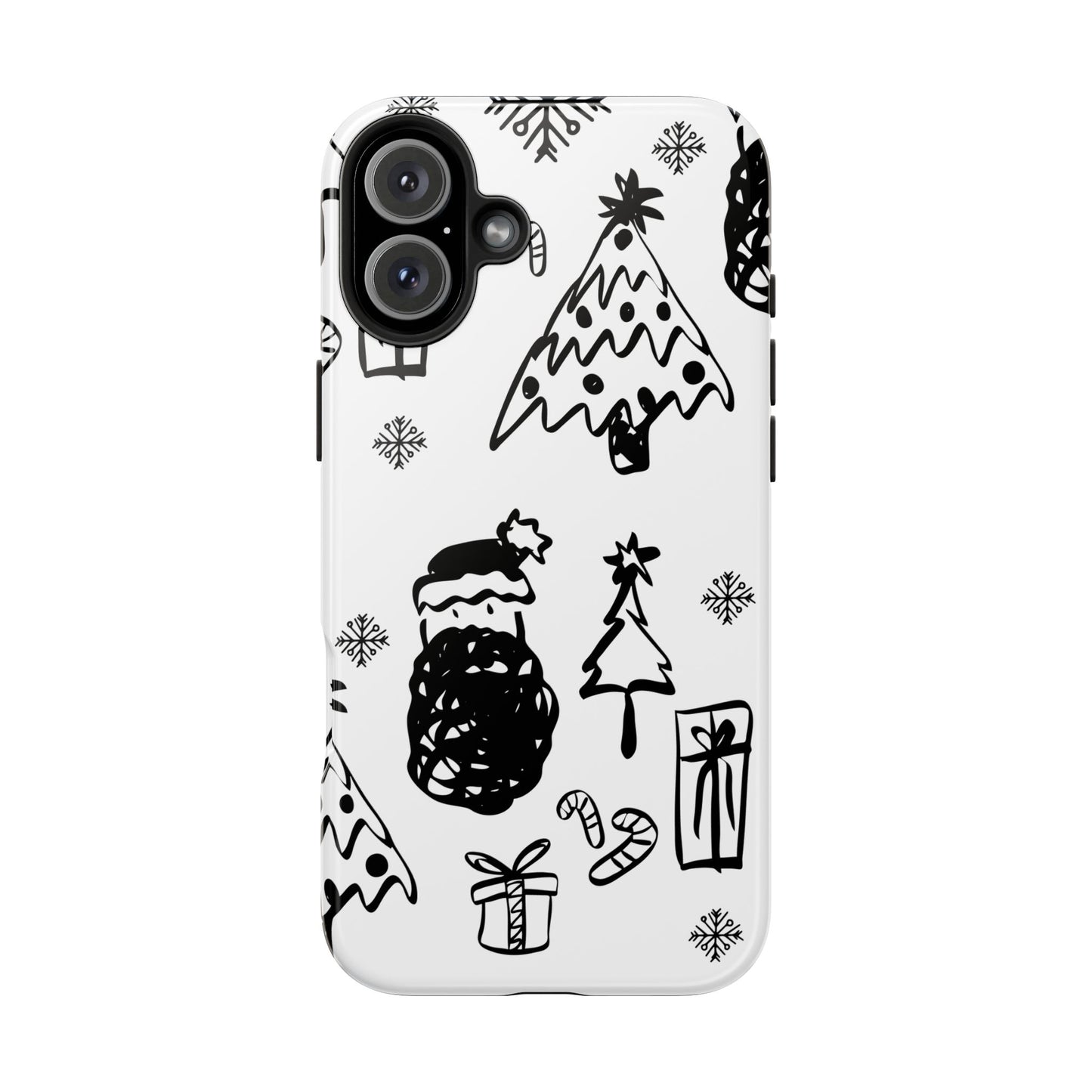 B&W Christmas Phone Case