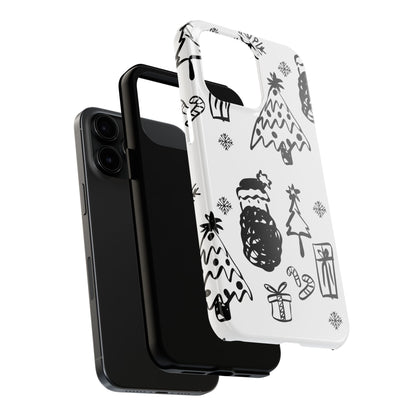 B&W Christmas Phone Case