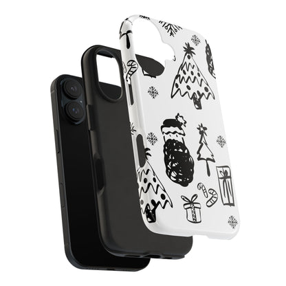 B&W Christmas Phone Case
