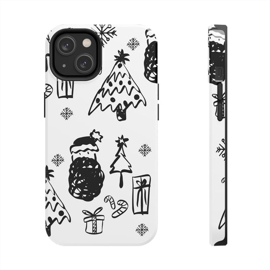 B&W Christmas Phone Case
