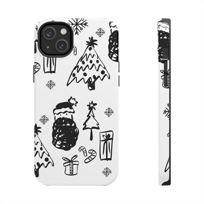 B&W Christmas Phone Case