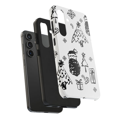 B&W Christmas Phone Case