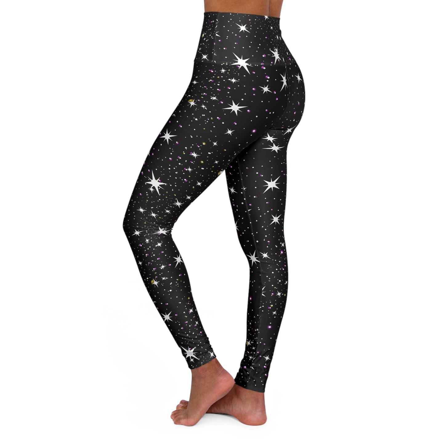 Sparkle Yoga Leggings (black)