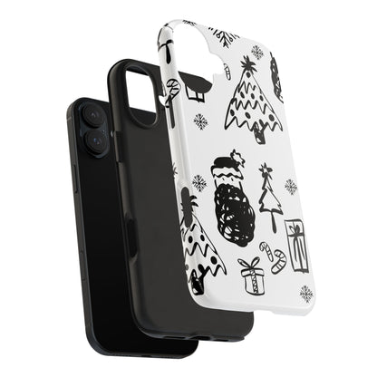 B&W Christmas Phone Case
