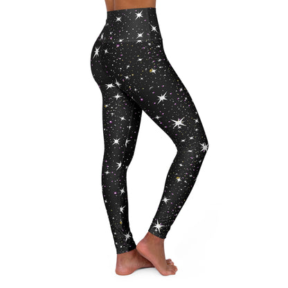 Sparkle Yoga Leggings (black)