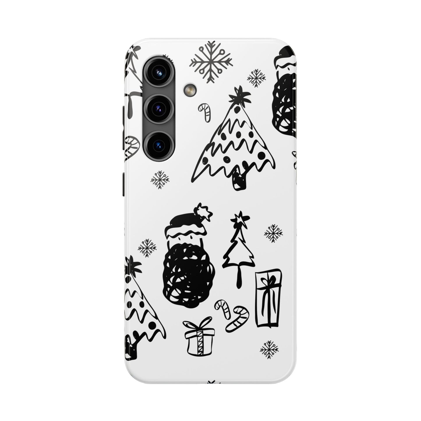 B&W Christmas Phone Case