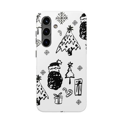 B&W Christmas Phone Case