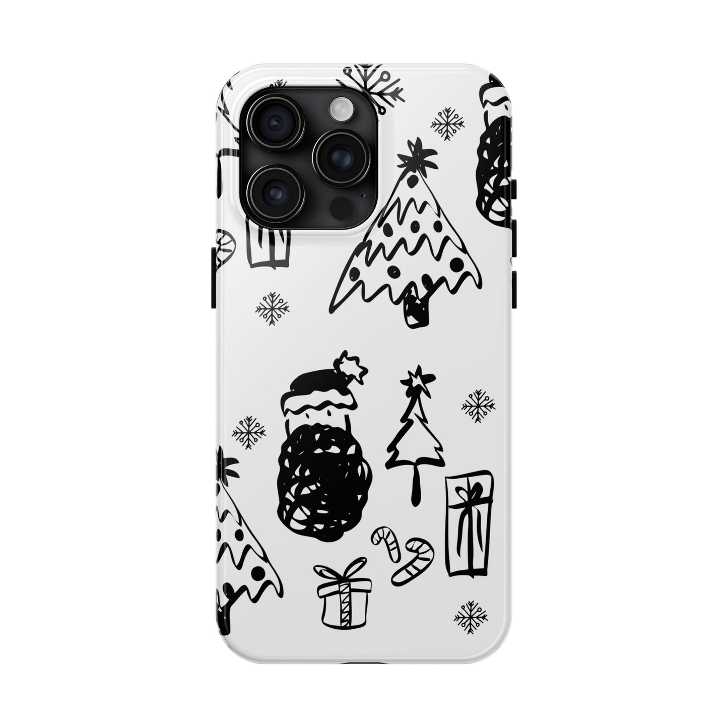 B&W Christmas Phone Case