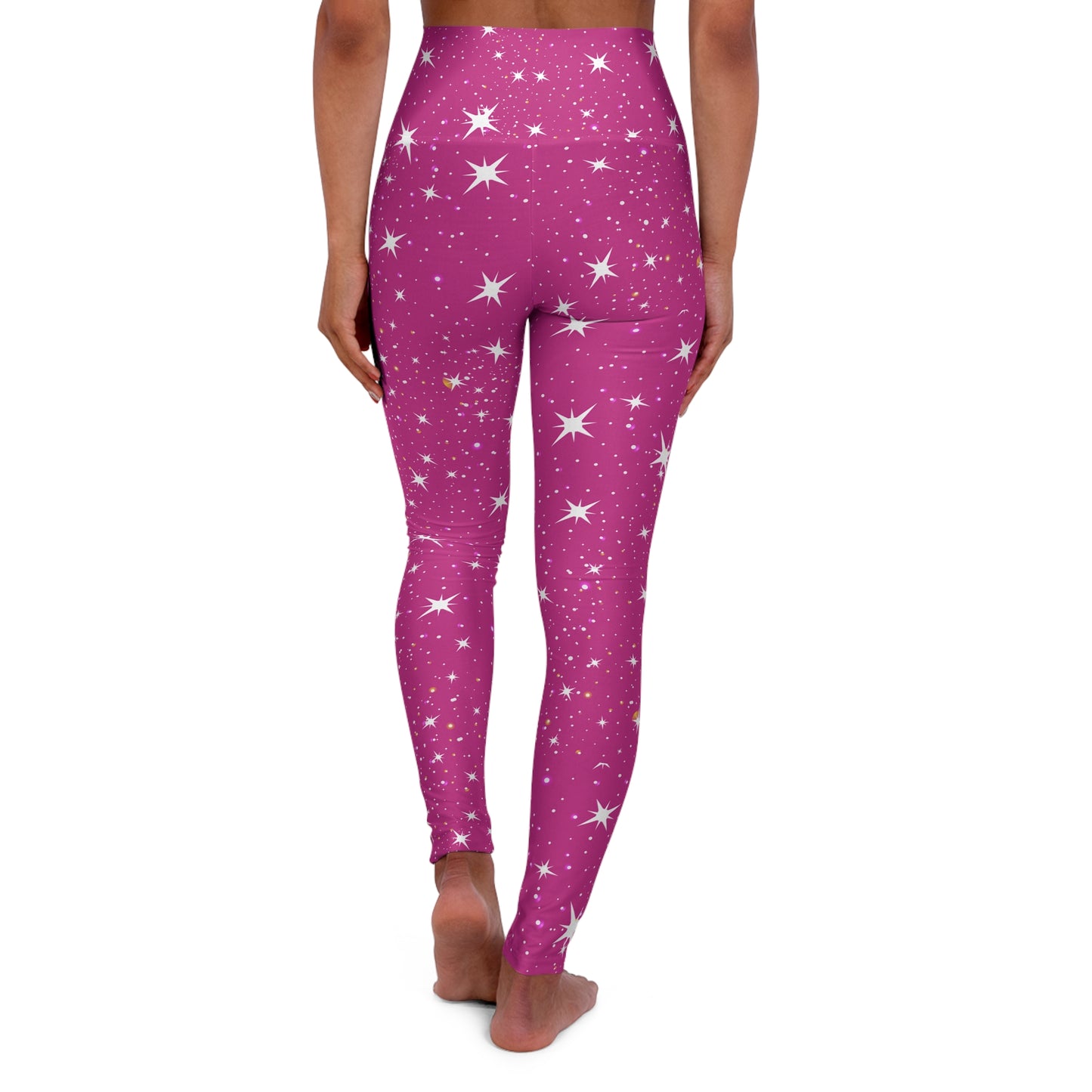 Sparkle Yoga Leggings (pink)