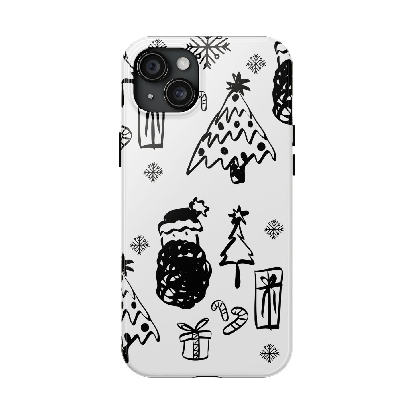 B&W Christmas Phone Case