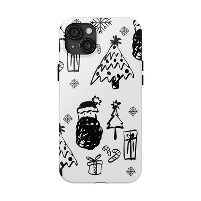 B&W Christmas Phone Case