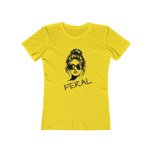 Feral Boyfriend Tee for Women