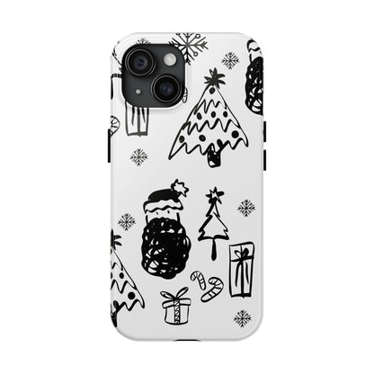 B&W Christmas Phone Case