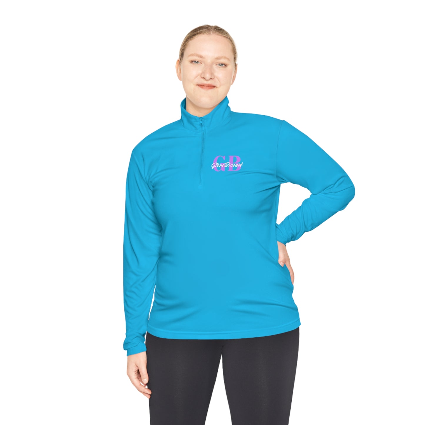 GlamBiscuit Unisex Quarter-Zip Pullover