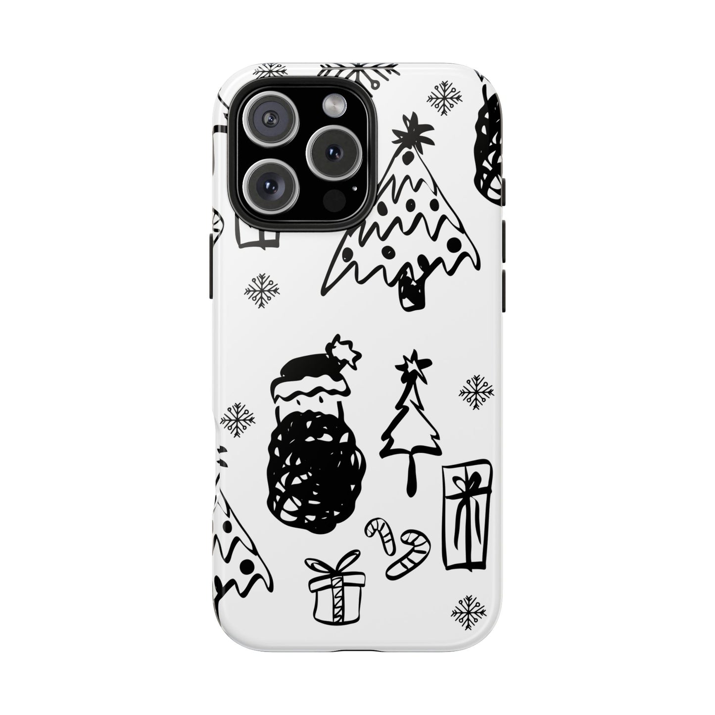B&W Christmas Phone Case