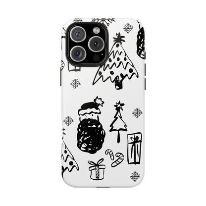 B&W Christmas Phone Case