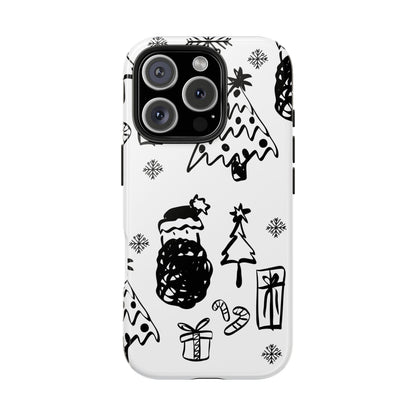 B&W Christmas Phone Case