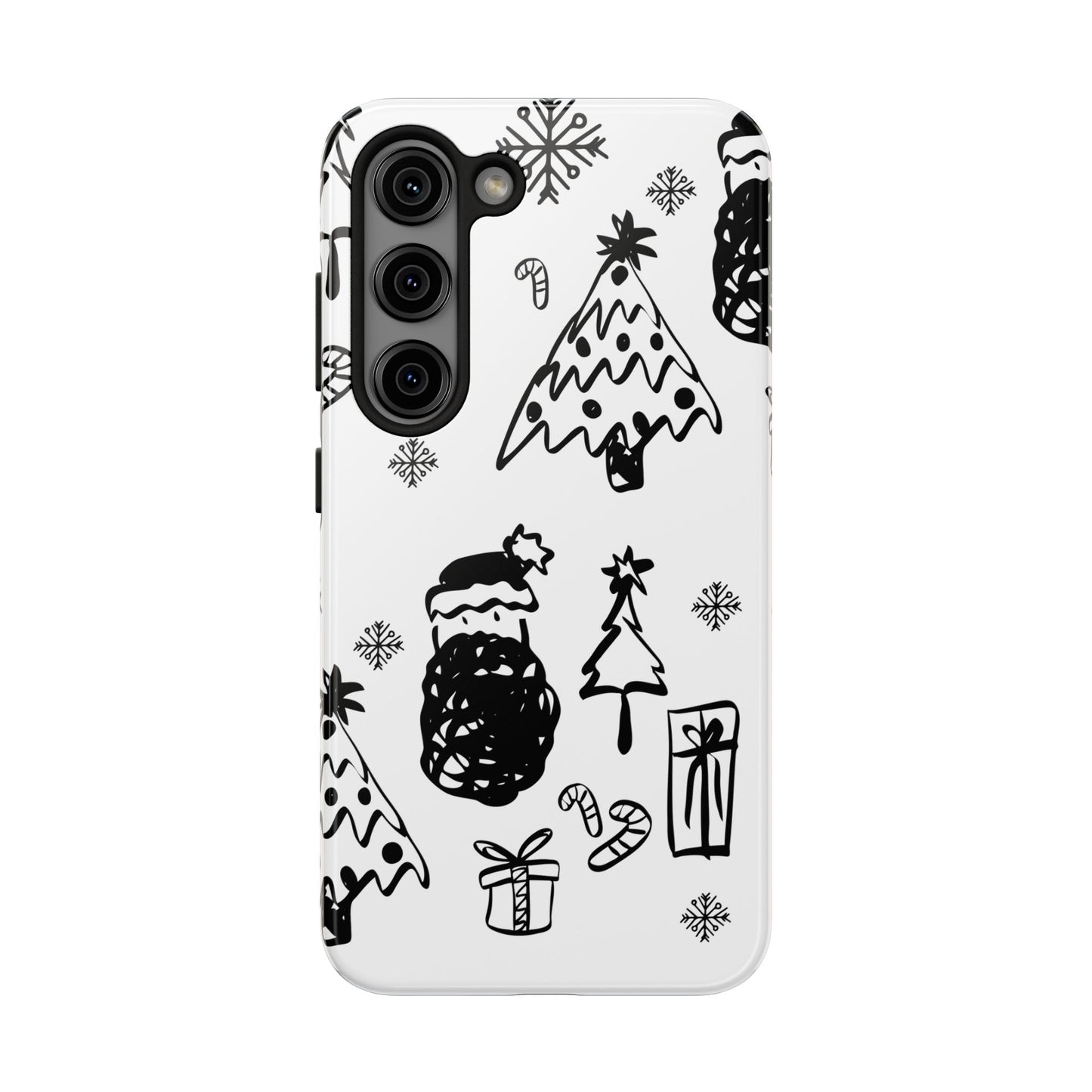B&W Christmas Phone Case