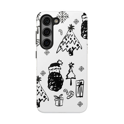 B&W Christmas Phone Case