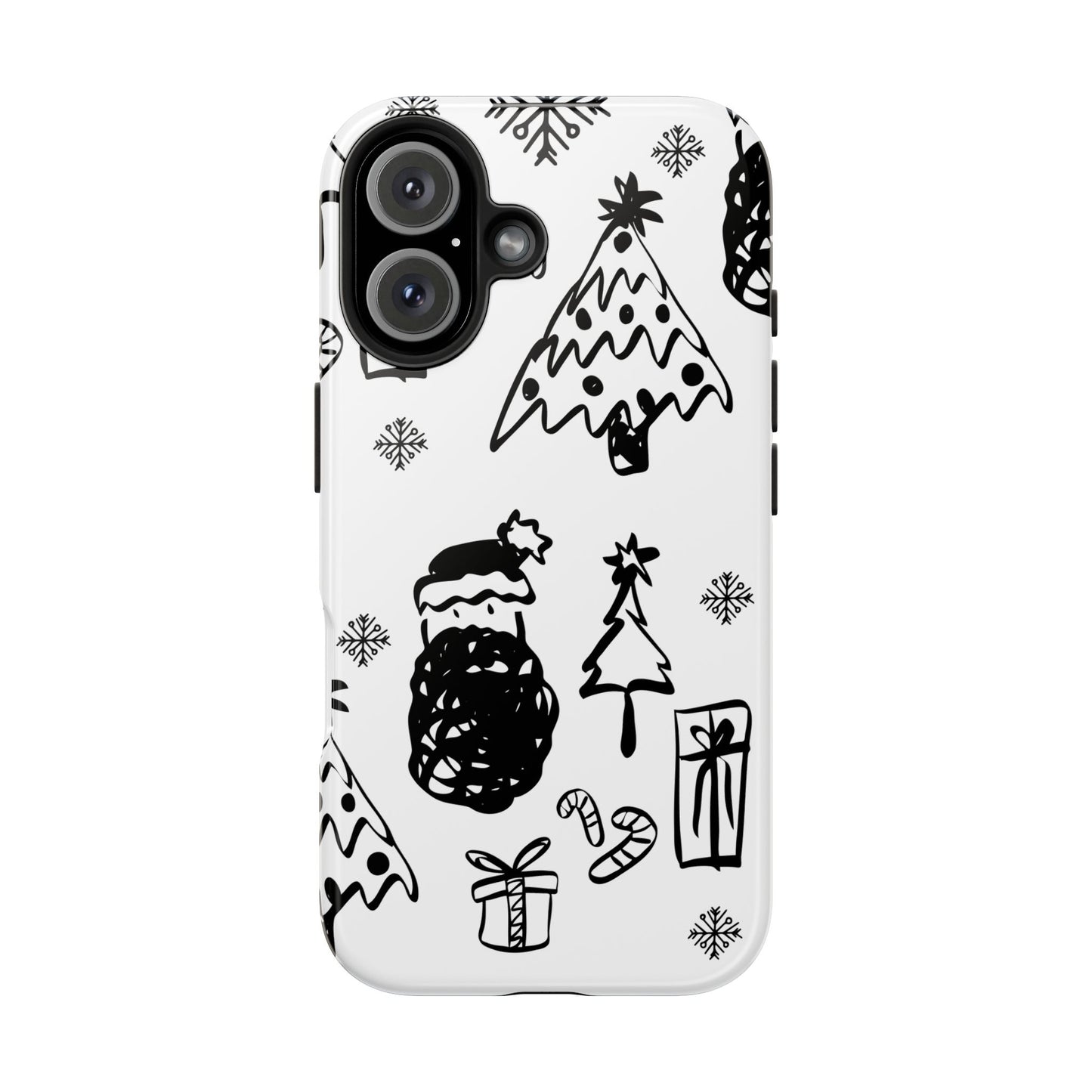 B&W Christmas Phone Case