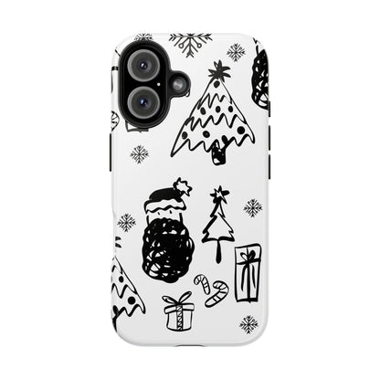 B&W Christmas Phone Case