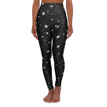 Sparkle Yoga Leggings (black)