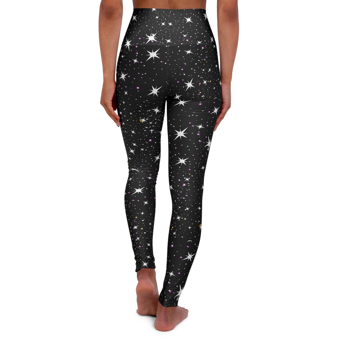 Sparkle Yoga Leggings (black)